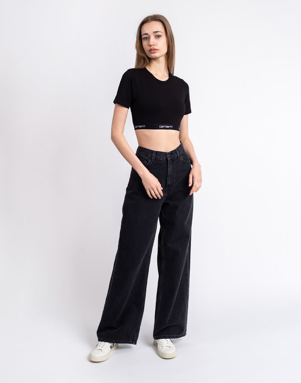 W' Script Crop Top