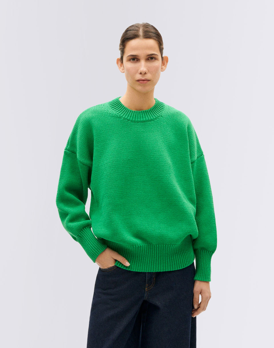 Green Petra Knitted Sweater