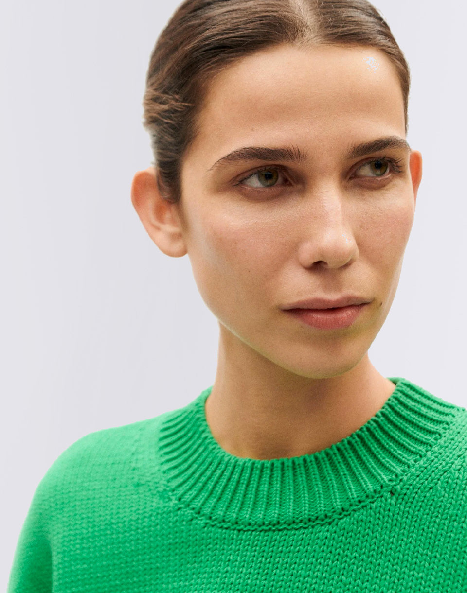 Green Petra Knitted Sweater