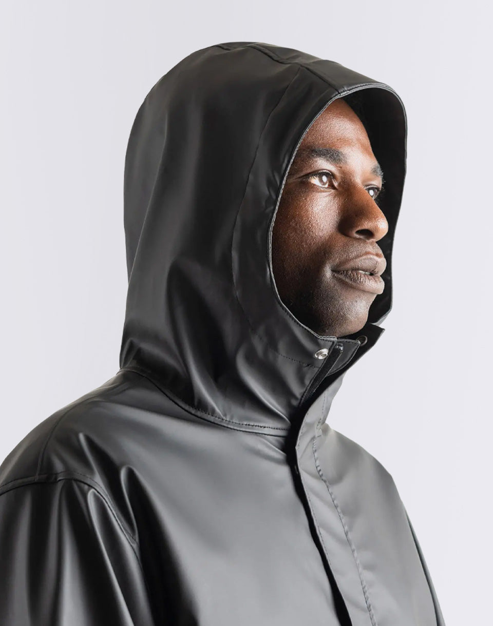 Longue veste de pluie classique masculine