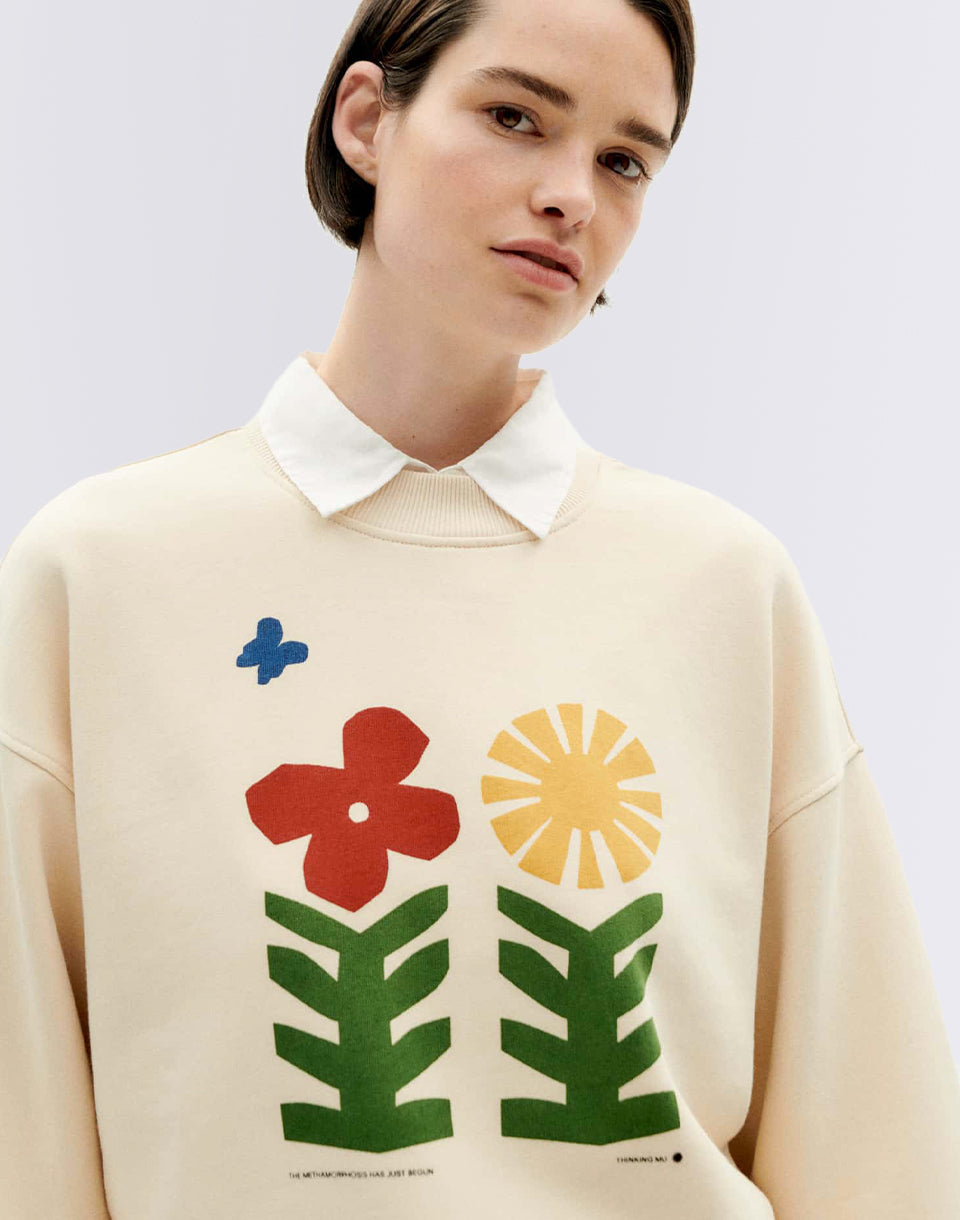 Methamorphosis Ivory Sweatshirt