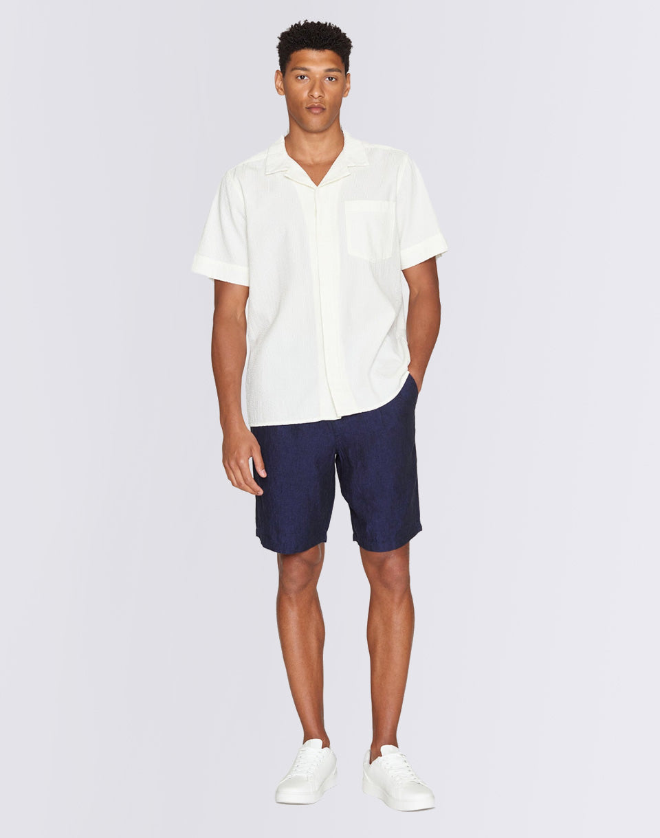 Box Short Seersucker Shirt